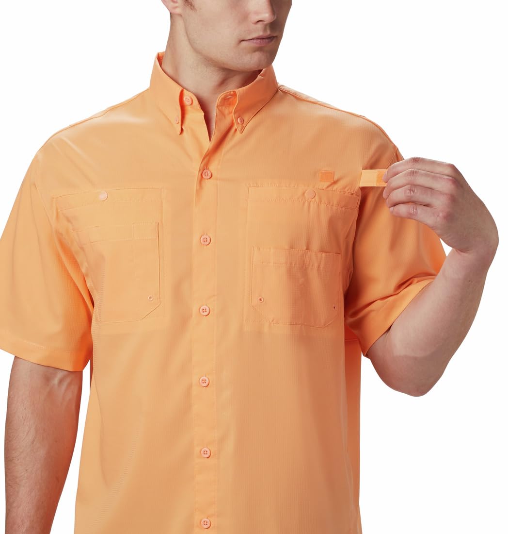 Columbia Men's Standard Tamiami II SS Shirt, Bright Nectar, X-Small