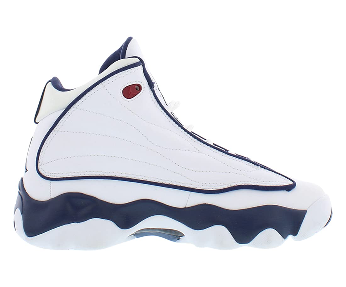 Jordan Pro Strong (Big Kid) White/Midnight Navy/Gym Red 4 Big Kid M
