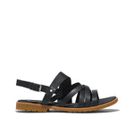 Timberland Women's Chicago Riverside Backstrap Sandal, Black Full-Grain, 9