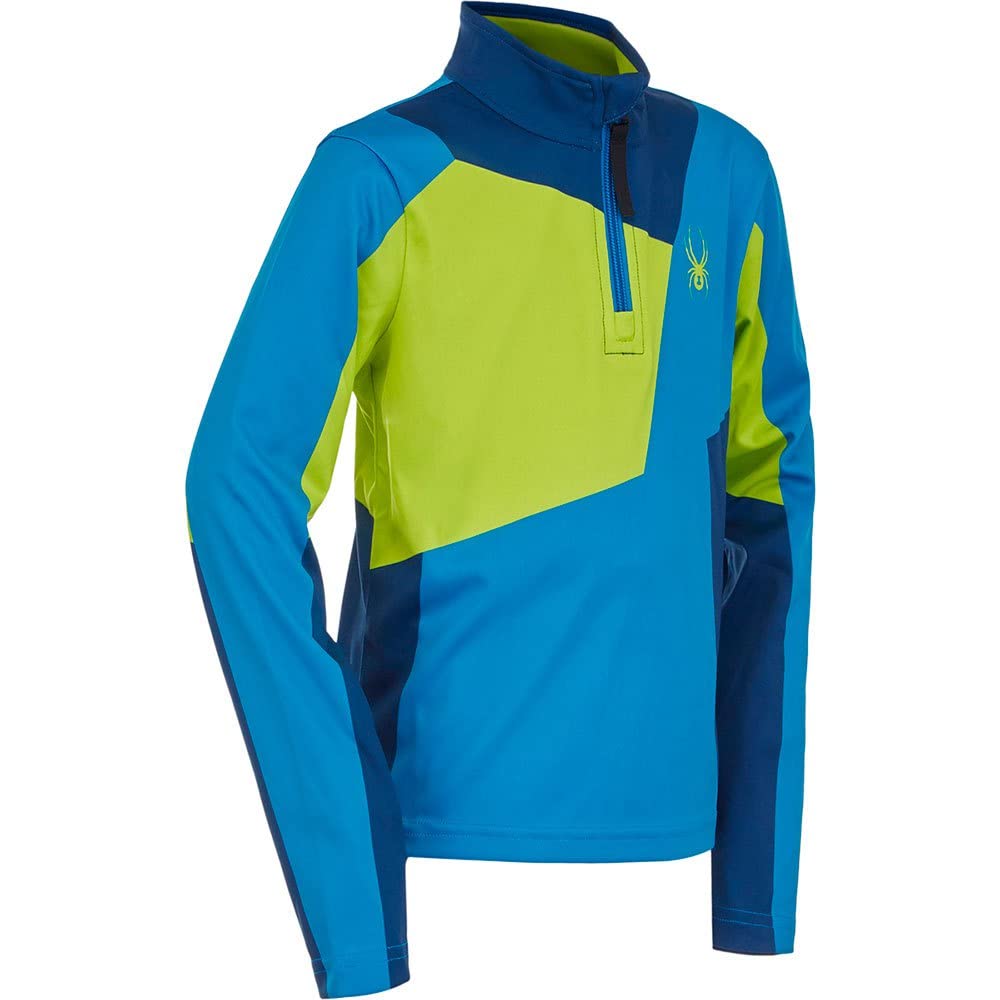 Spyder Boy's Ambush Zip T-Neck (Toddler/Little Kids) Coast 3T Toddler