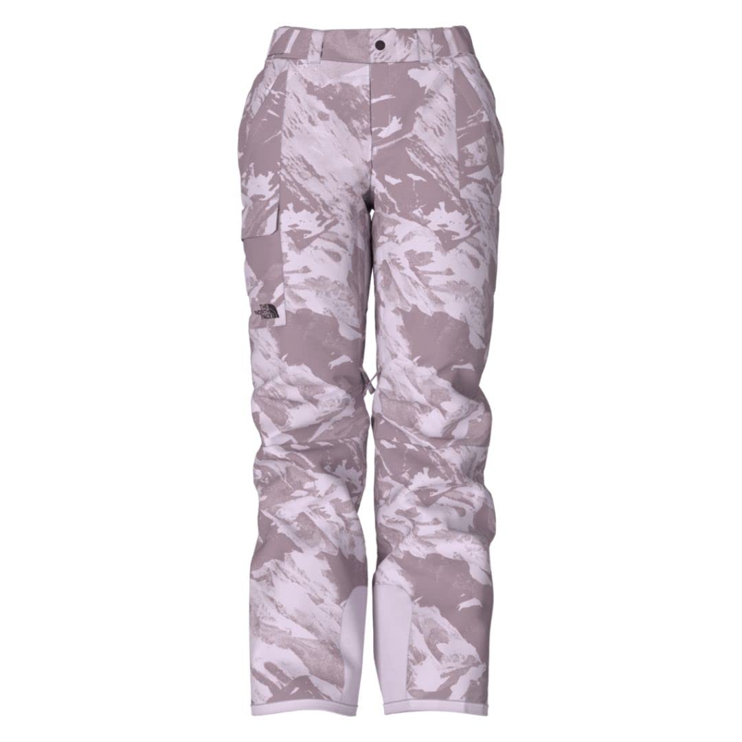 THE NORTH FACE Women's Freedom Insulated Pant (Standard and Plus Size), Lavender Fog Tonal Mountainscape Print, 2X Plus Regular