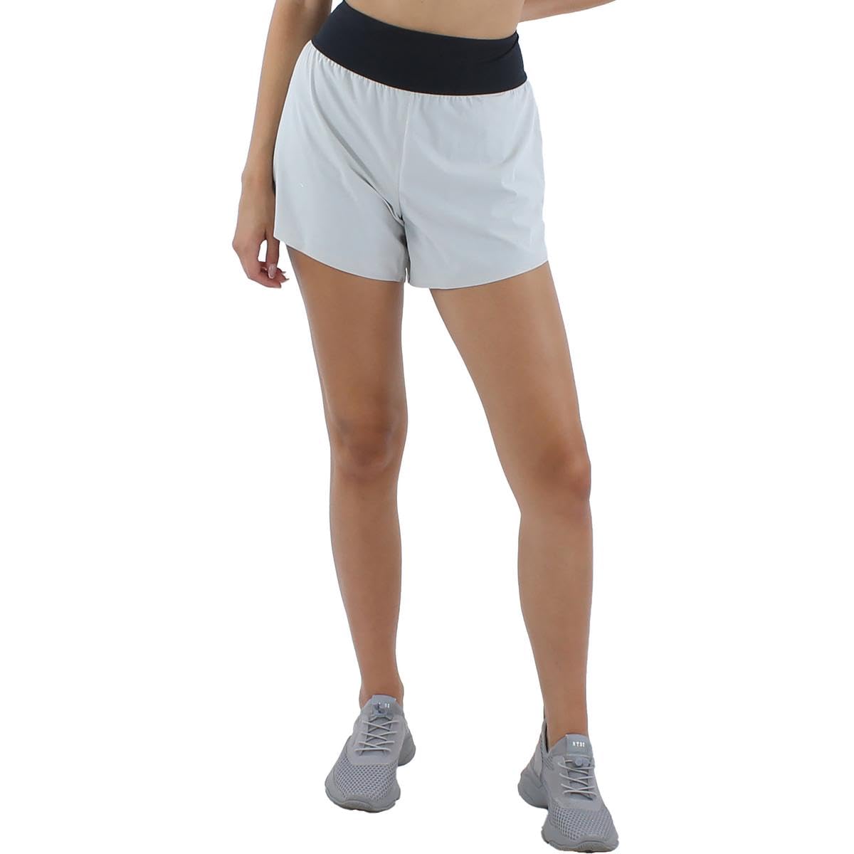 On Women's Running Shorts, Glacier Black, SM 1.5
