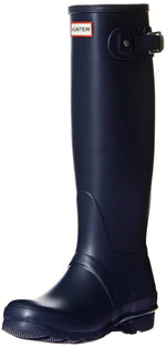 Hunter Women's Original Tall Rain Boot (11 M US, Navy MATT)