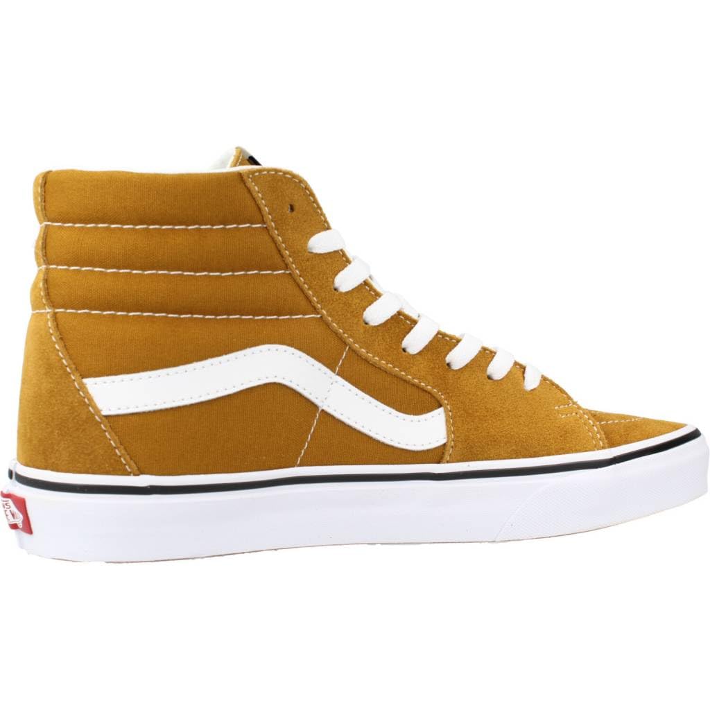 Vans Men's SK8-High Top Sneakers, Fatal Floral Golden Brown, 11 Medium US