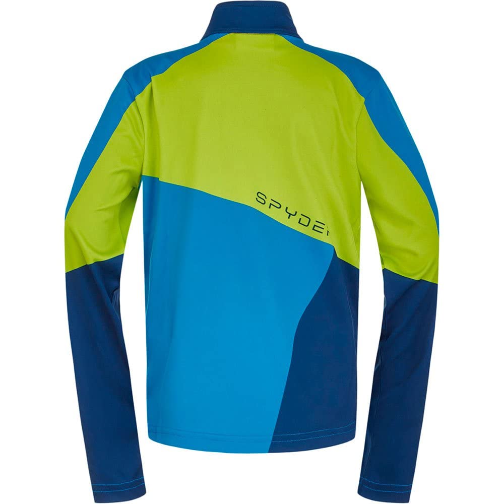 Spyder Boy's Ambush Zip T-Neck (Toddler/Little Kids) Coast 3T Toddler