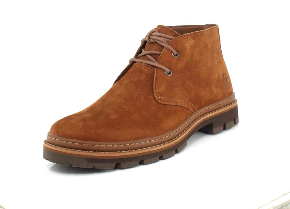 Timberland Men's Port Union Waterproof Chukka 11 Rust Nubuck