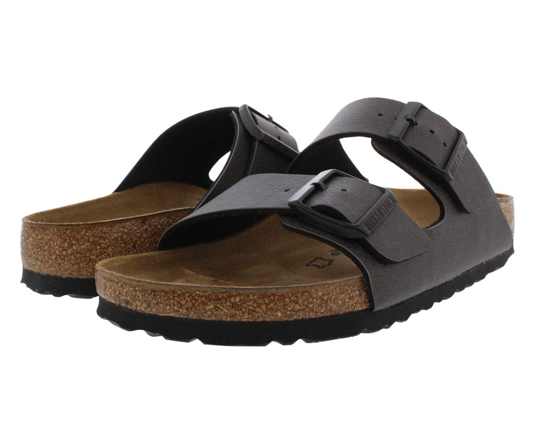 Birkenstock Women's, Arizona Birkoflor Slide Sandal - Narrow Width Anthracite