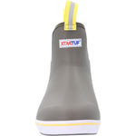 Xtratuf Men's 6 Inch Ankle Deck Boot Gray/Yellow 12