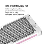 ID-COOLING PINKFLOW 240 DIAMOND EDITION CPU Water Cooler 5V ARGB AIO Cooler 240mm CPU Liquid Cooler 2X120mm RGB Fan, Intel 115X/1200/2066, AMD AM4/AM5