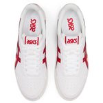ASICS Men's Japan S Fashion Sneakers White/Speed Red 11.5