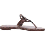 Tory Burch Womens Miller Leather Thong Flip-Flops Tan 6.5 Medium (B,M)