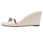 Coach Elsie Leather Wedge Chalk 8 B (M)