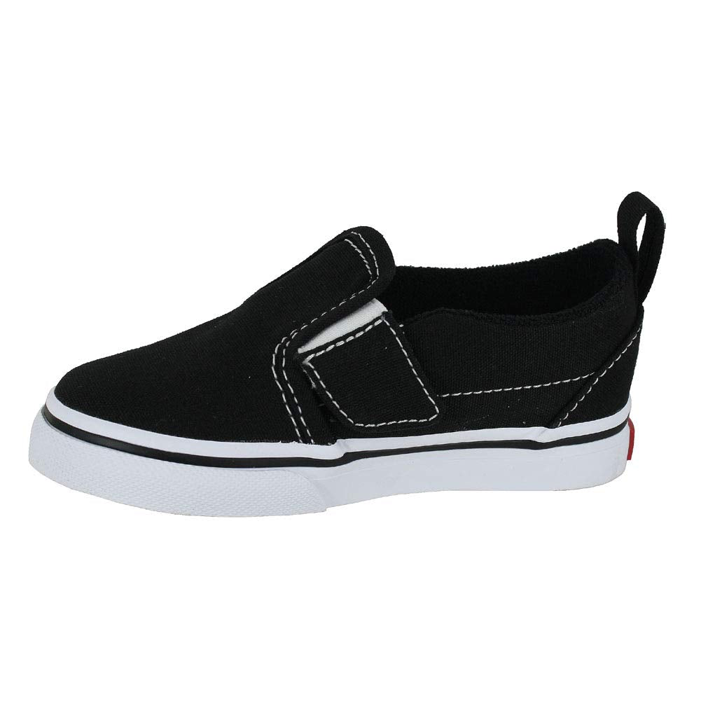 Vans Toddler T Slip ON V Black White Size 8