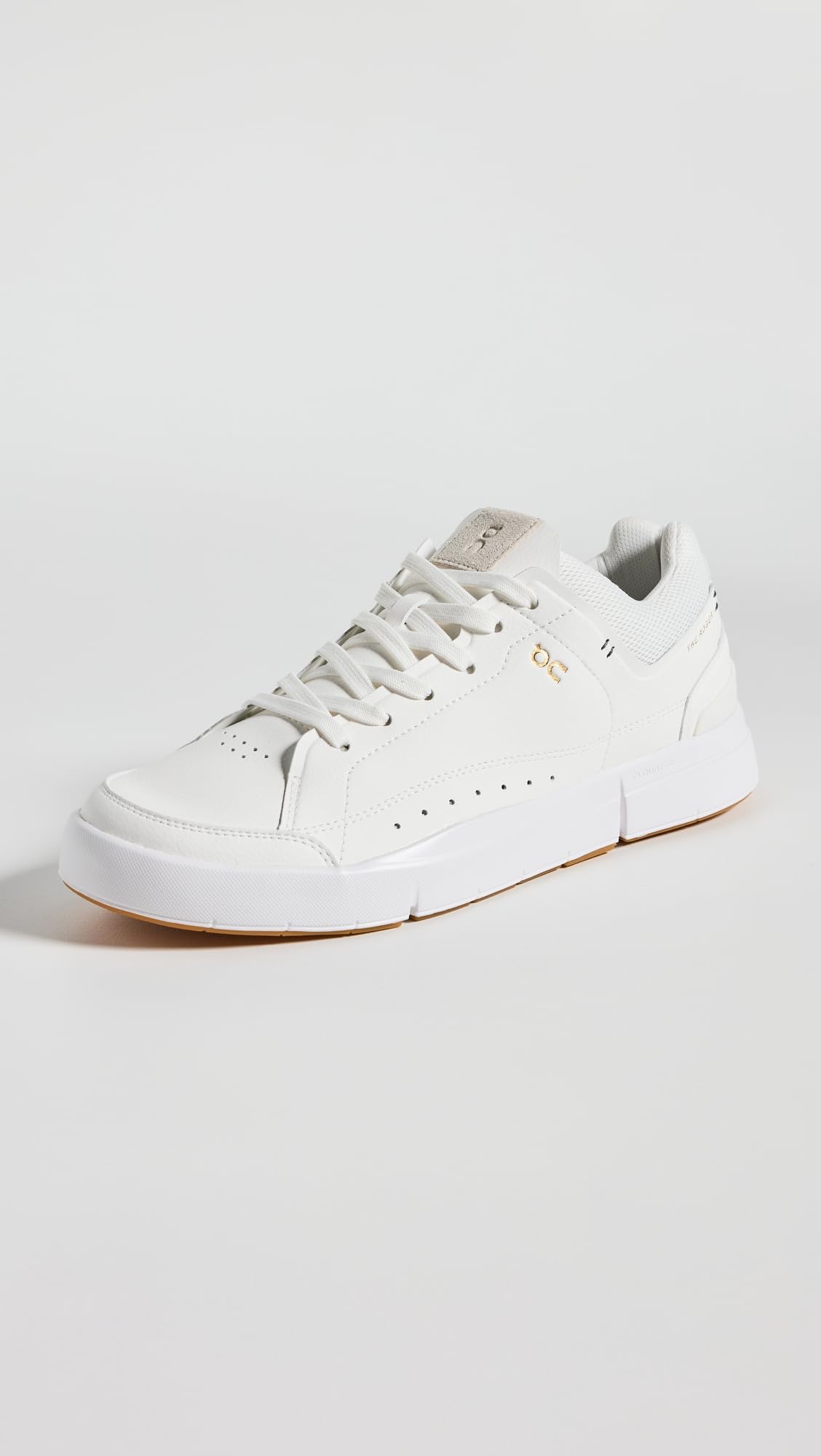 On Men's The Roger Centre Court Sneakers, White | Gum, 8 Medium US