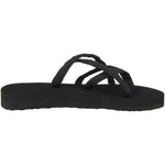 Teva womens Olowahu Sandal, Black on Black, 9 US