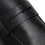 Bruno Magli - Men's Lastra Penny Loafer, Italian Leather Shoes (Black, 13 M)