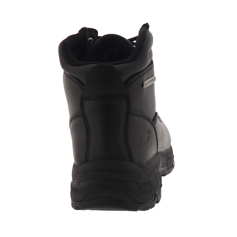 Skechers Men Morson- Sinatro Hiking Boot, Black, 13 Wide US