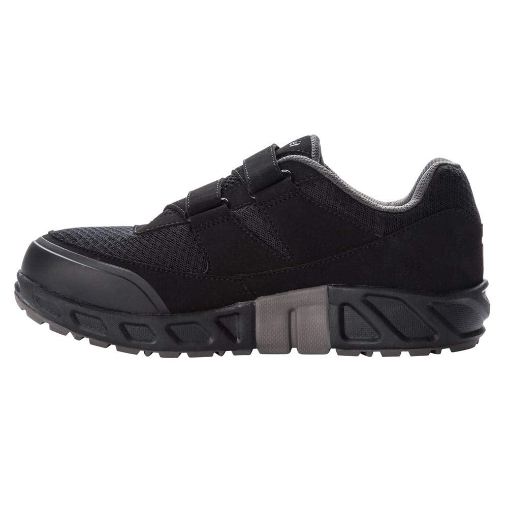 Propet Men's Matthew Strap Sneaker, Black, 11 D US