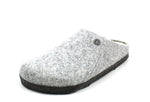 Birkenstock Unisex Zermatt Rivet Wool Felt Light Gray Sandals 10 W / 8 M US