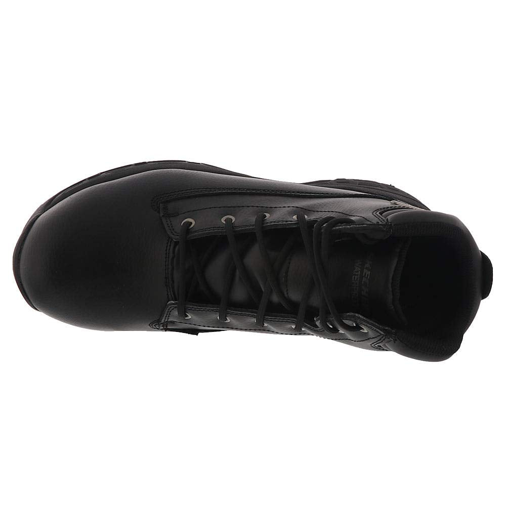 Skechers Men Morson- Sinatro Hiking Boot, Black, 13 Wide US