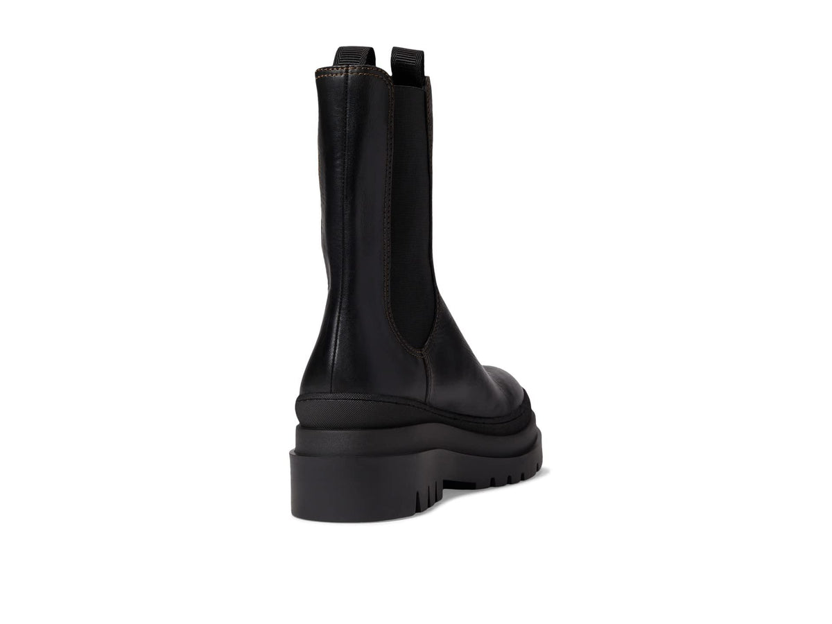 Chunky Black Lug Boot by Loeffler Randall