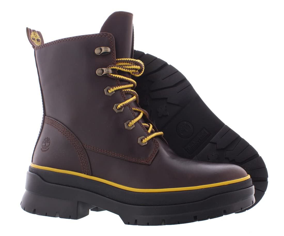 Timberland Malynn EK+ Waterproof Mid Lace Boot Dark Brown Full Grain 6 B (M)