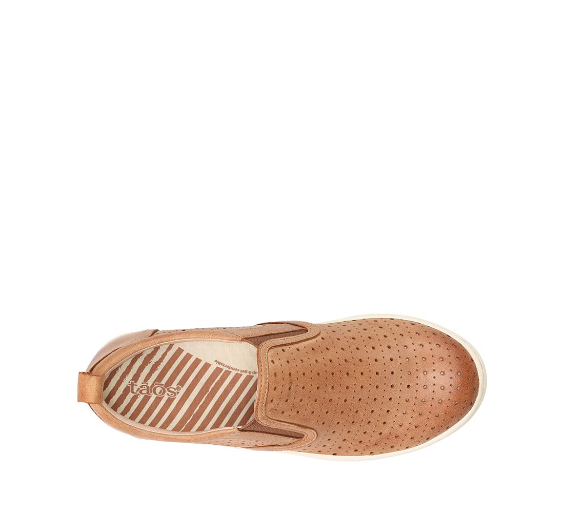 Taos Footwear Women's Court Caramel Sneaker 10 M US