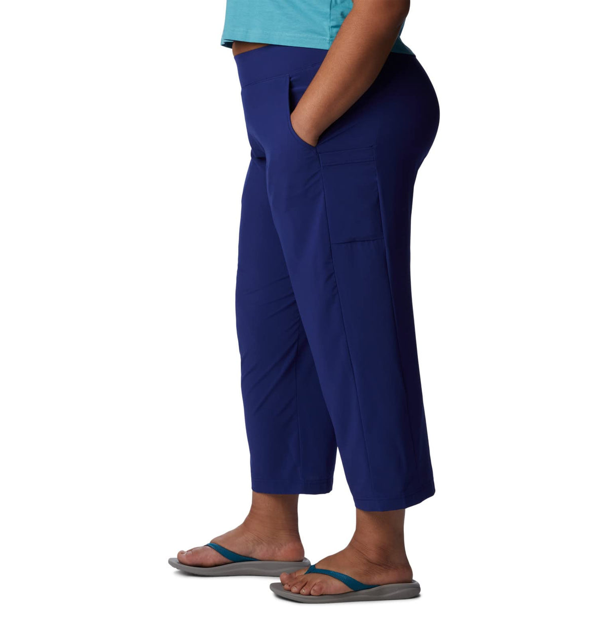 Columbia Women's Anytime Flex Capri X-Large Dark Sapphire