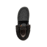 HEYDUDE Damen Fold Stitch Cozy Moccasin Black