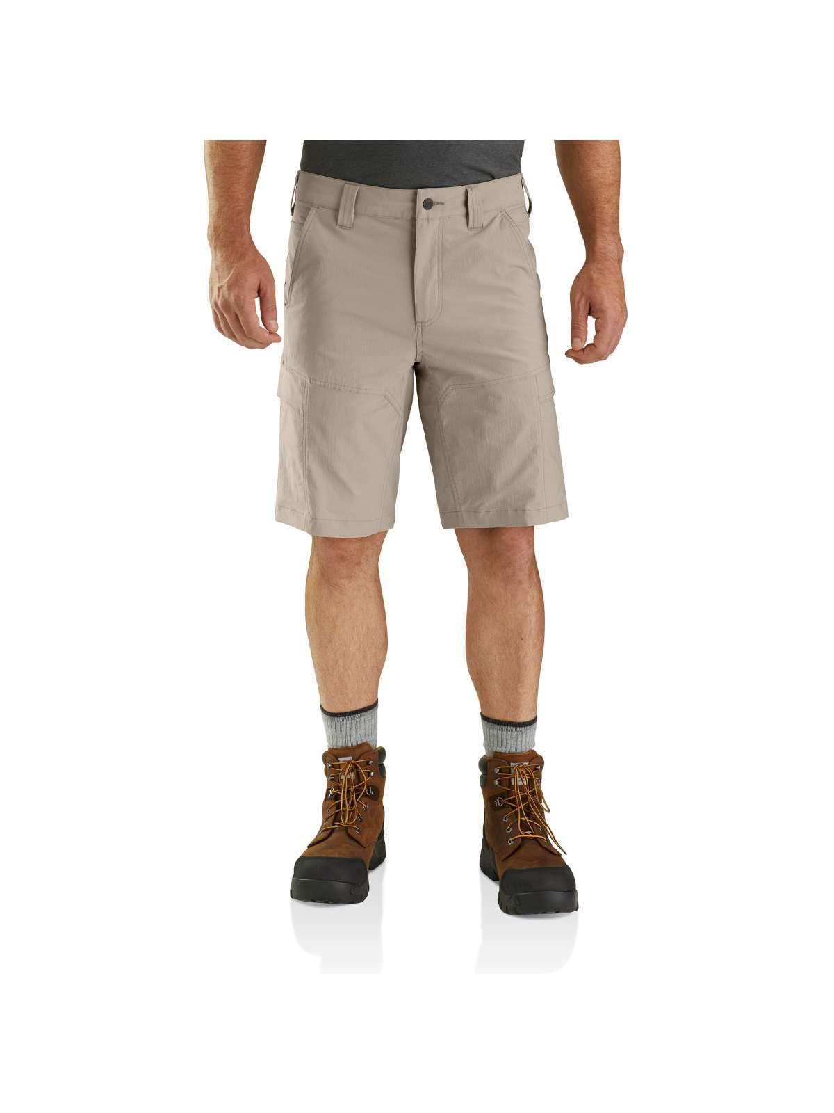 Carhartt Men's Force Relaxed Fit Lightweight Ripstop Work Short, Tan, 28