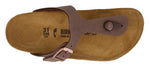 Birkenstock Girl's Gizeh (Little Kid/Big Kid) Mocha Birkibuc EU 32 (US 1-1.5 Little Kid) Narrow