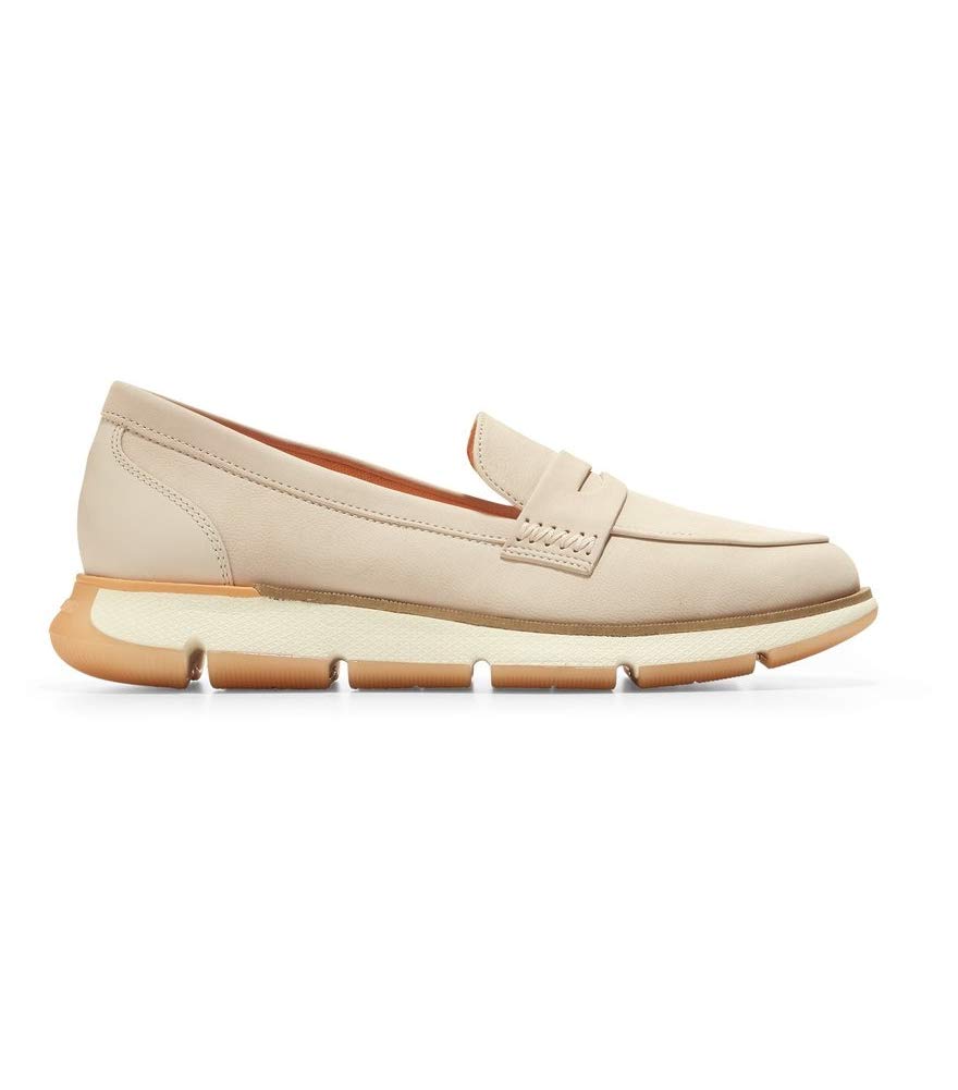 Cole Haan 4. Zerogrand Loafer Brazilian Sand Leather/Pumpkin 9 B (M)
