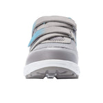 Propet Women's Matilda Strap Sneaker, Grey/Blue, 07 2E US