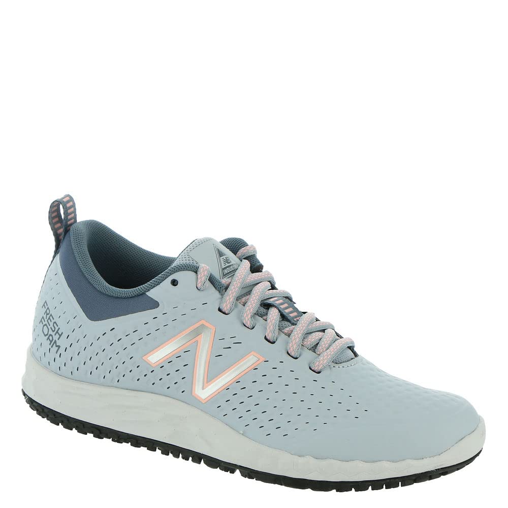 New Balance womens 806 V1 Industrial Shoe, Light Cyclone/Ocean Grey/Arctic Fox, 8 US