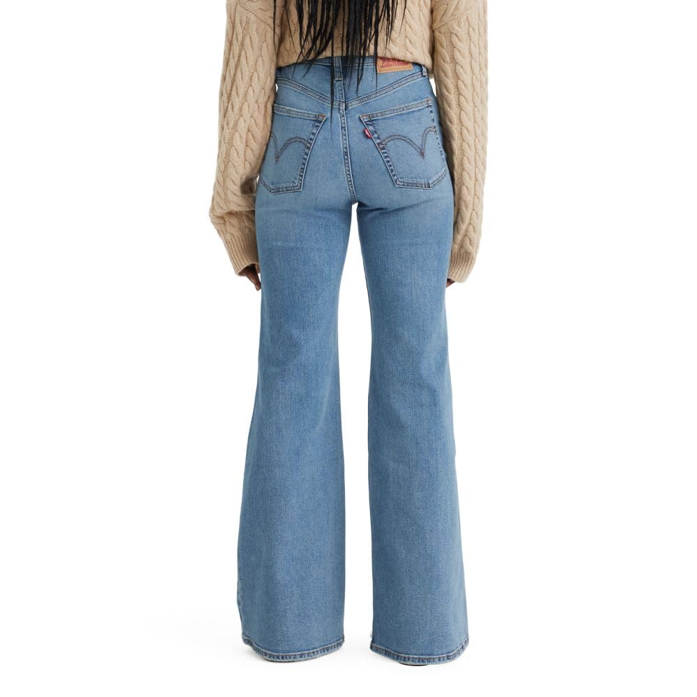 Levi's Women's Ribcage Bottom Jeans, Ringing Bells, 32