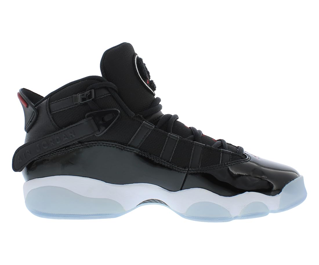 Jordan Boy's 6 Rings (Big Kid) Black/Gym Red/White 5.5 Big Kid M