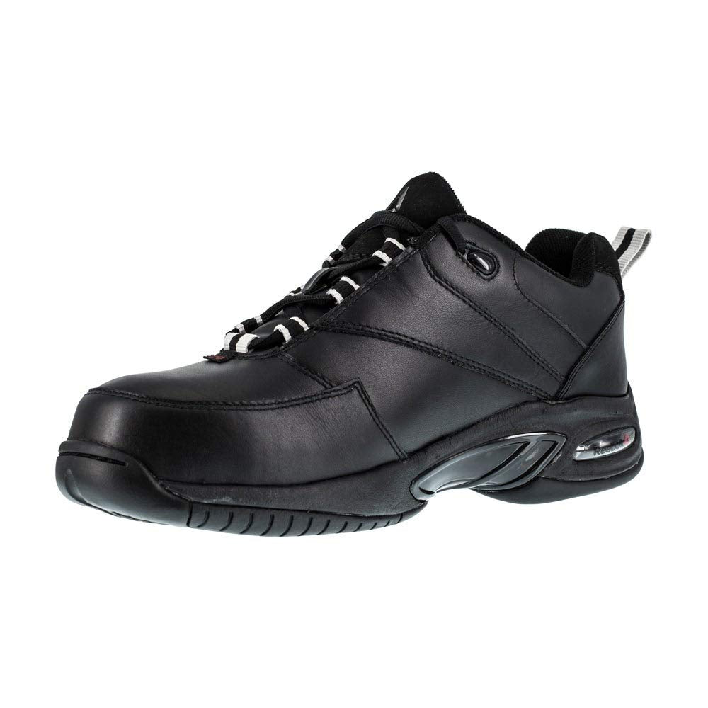 Reebok Work Men's TYAK Comp Toe Comfort Work Shoe Cd Black - 7 Medium