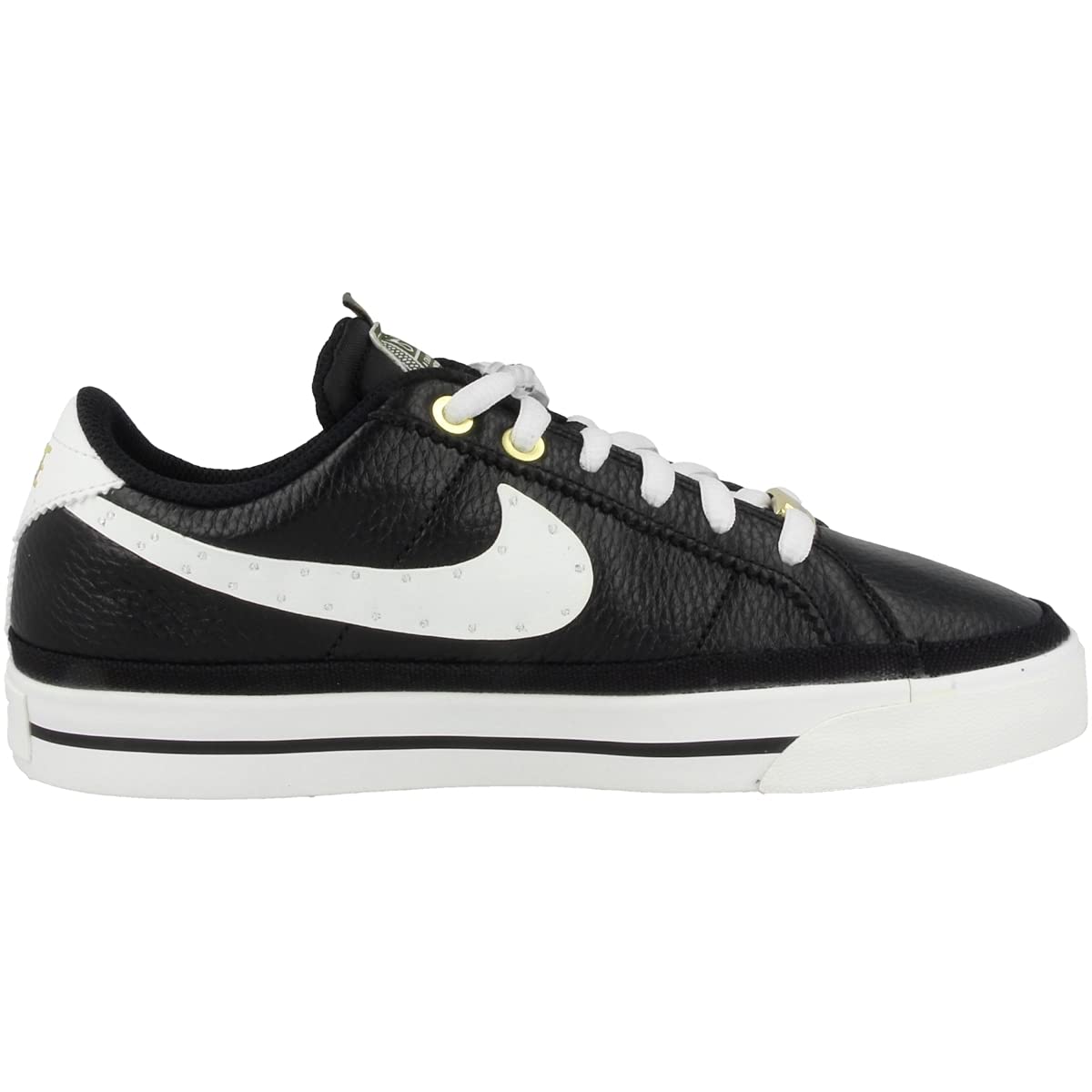 Nike Women's Serena Williams Court Legacy Tennis Sneaker, Black/Summit White, 7.5 US
