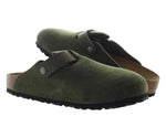 Birkenstock Men's Boston Clogs, Thyme, Green, 8 Medium US