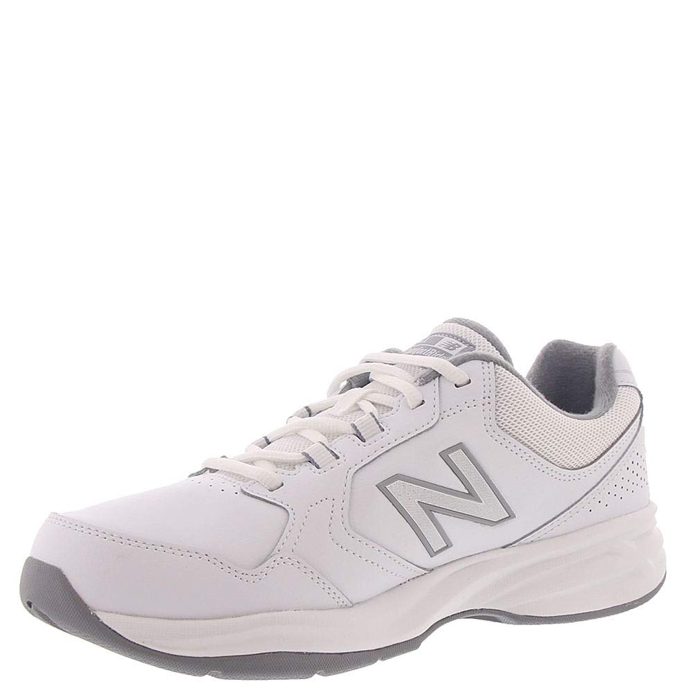 New Balance Men's 411 V1 Training Shoe, White/Silver Mink, 11 X-Wide
