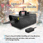 1byone 650W Snow Machine Wired Remote Control Great Machine for Kids, Parties, Parades