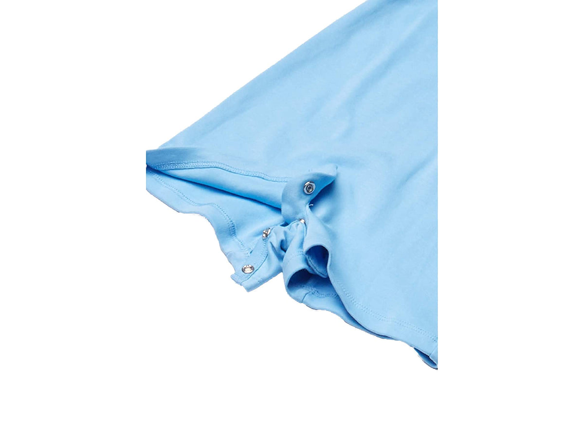 Polo Ralph Lauren Baby Boys Cotton Interlock Polo Shortall (Suffield Blue(4004)/Black, 9 Months)