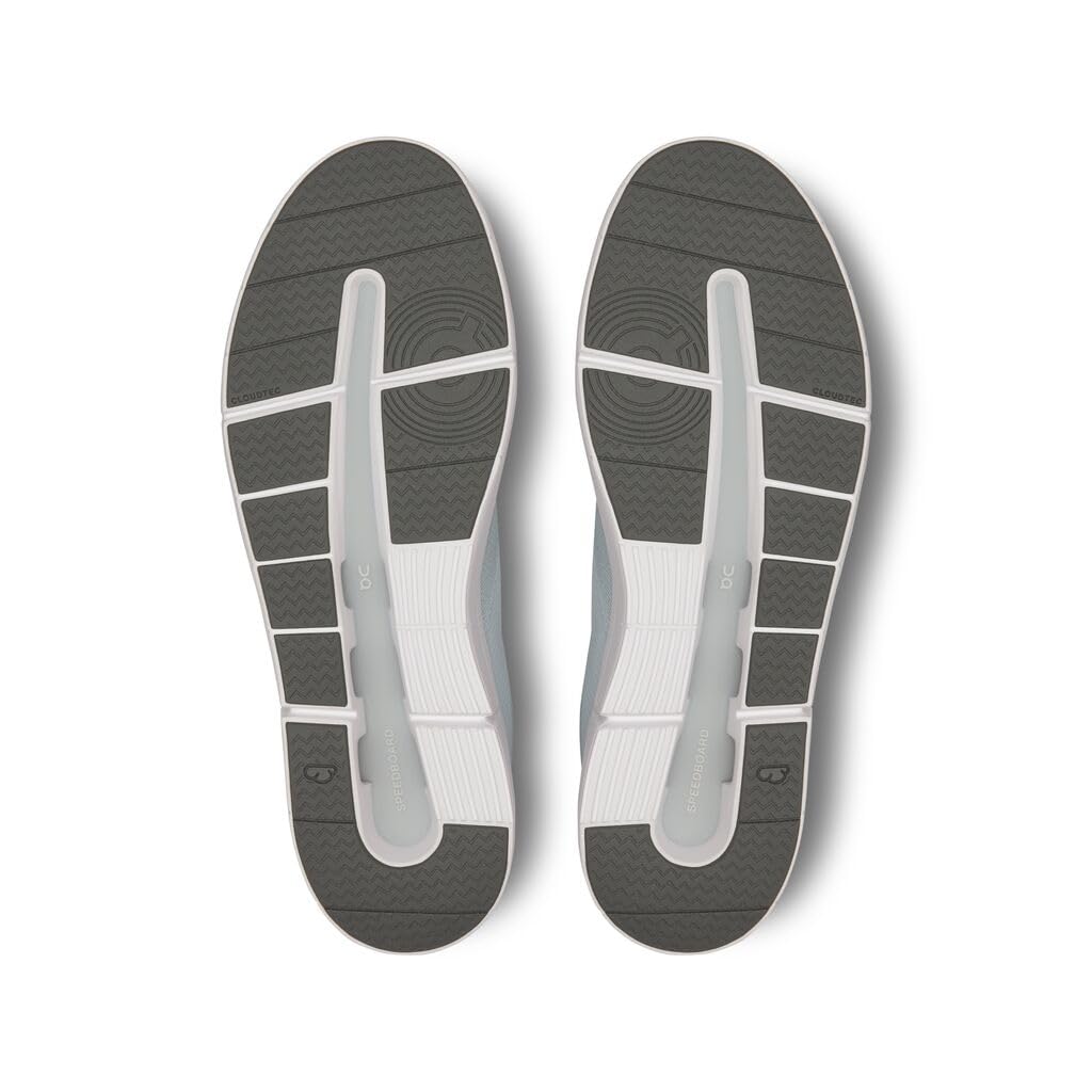 On Men's The Roger Spin Sneakers, Glacier/Asphalt, Blue, 11.5 Medium US