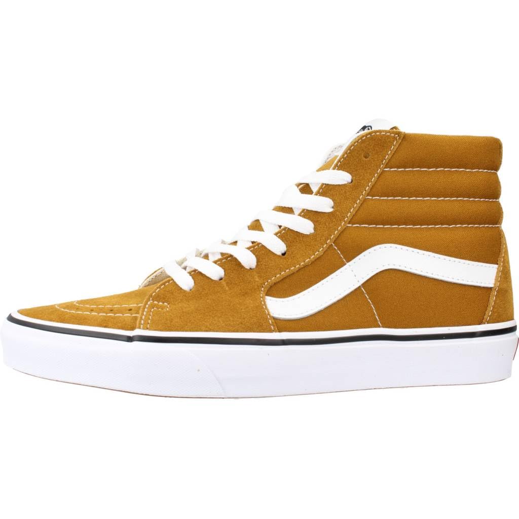 Vans Men's SK8-High Top Sneakers, Fatal Floral Golden Brown, 11 Medium US