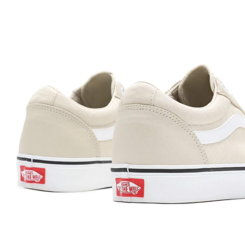 Vans Men's Ward Canvas Sneaker, OTW Logo Turtledove White, 11