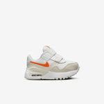Nike Air Max SYSTM Baby/Toddler Shoes (DQ0286-114, White/Phantom/Photon Dust/Total Orange) Size 7