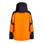 Spyder Boy's Leader Jacket (Big Kids) Bright Orange/Ebony 12 Big Kid