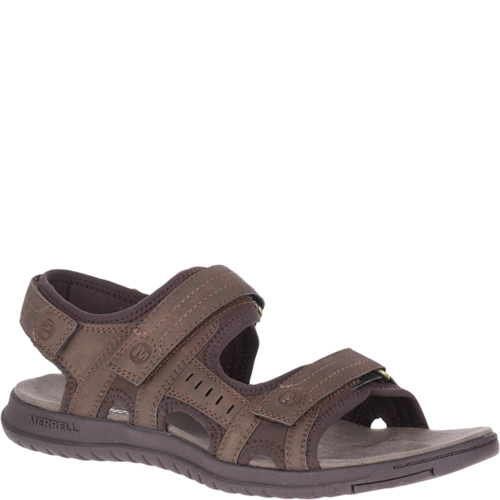 Merrell Men's VERON Convertible Sandal, Dark Earth, 13