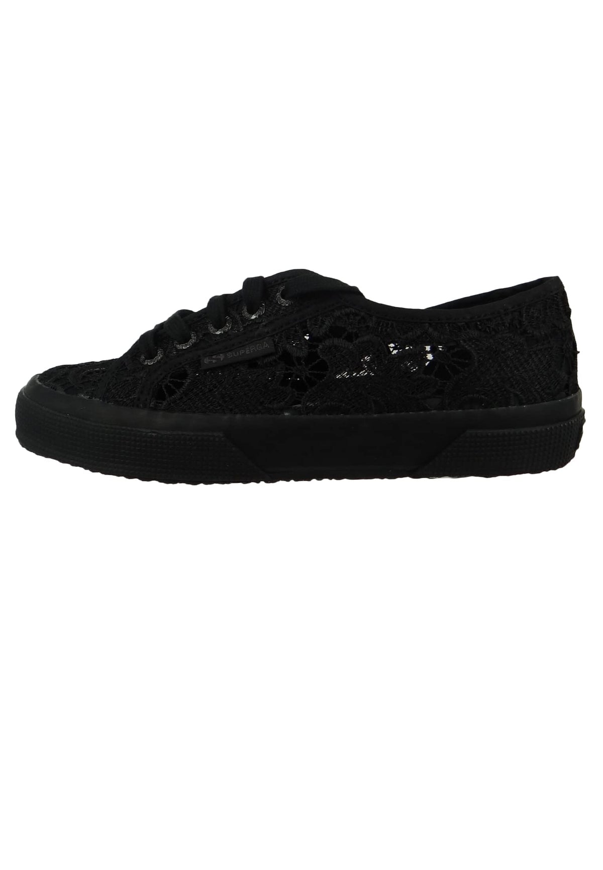Superga 2750 Macrame Total Black EU 36 (US Women's 6) Medium