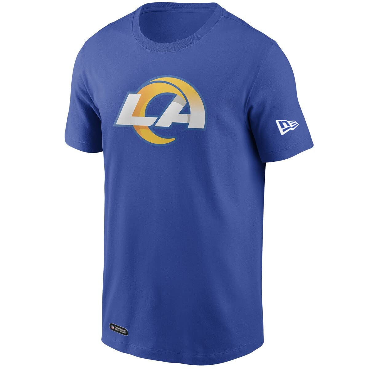 New Era NFL Men's Combine Authentic Stadium Primary Logo Performance T-Shirt (Large, Los Angeles Rams)